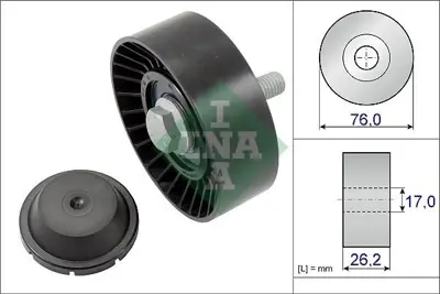 INA 532 0632 10 Alternator Gergi Rulmani A1 A3 1.2tfsi 1.2tsi 10> 03F145276