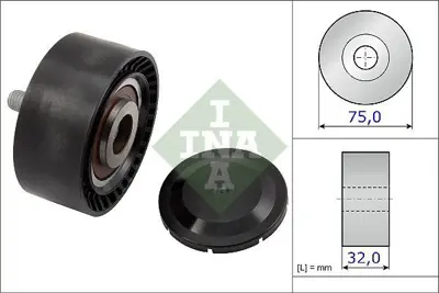 INA 532 0722 10 V Kayıs Gergi Rulmanı 11287615130