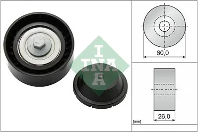 INA 532 0824 10 V Kayıs Gergi Rulmanı LR028879