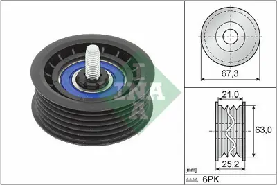 INA 532 0906 10 Kayis Gergi Rulmani (Kanalli) X218 13>17 C218 11>17 W212 11>15 W221 11>13 W166 11>15 W463 12> C292 15>19 A2782020519