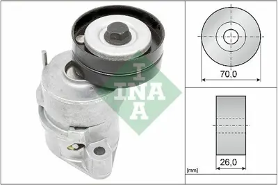 INA 534 0102 30 Gergi Kütüğü 534010230 Astra-F Corsa-B 1.4-8v X14sx C14se Klimasız (6pk1460) 1340533, 90411025