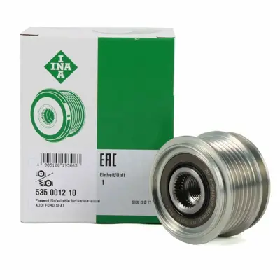 INA 535 0012 10 Alternatör Kasnağı T5-Caddy-Polo-Golf-Crafter-A3-A4-Leon Cfwa-Caga-Cffa-Cayb-Bjk-Bjm-Axb-Bjb 022903119C