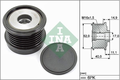 INA 535 0293 10 Alternatör Kasnağı A2741550315