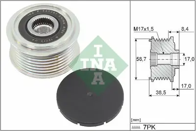 INA 535 0318 10 Alternator Rulmani Ford Ranger (Tke) 2.2 Tdci 11> Ranger (Tke) 3.2 Tdci 4×4 11> EB3T10300