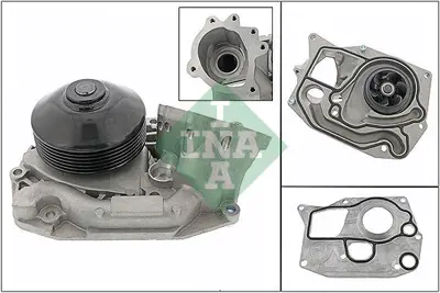 INA 538 0802 10 Devirdaim Su Pompası Bmw B47 F10 F20 F30 G30 G11 F32 F33 F34 F36 F25 G01 G02 F15 11518591016, 8591016