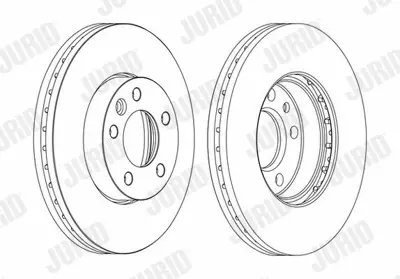 JURID 562234JC-1 Fren Diski Vw T5,T6 Ön     308x29.5   Tek 4E4698451A, 4F0698451C, 4F0698451K, 7E0615301D, 7E0615601D, 7H0615301D, 7H0698151, 7H0698151A, 8E0698451H, G31Y26251
