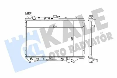 KALE 342005 Motor Su Radyatoru 323 B6 90>94 Otomatık (635x392x30) B55715200B, B55715200D, B61L15200B, B61N15200C, B65715200C, B6S715200A, B6S715200F, BP0215200F, BP2615200D, BP2615200G