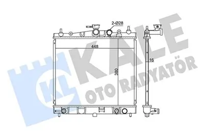 KALE 342050 Radyator Micra Iii 1 2 16v - 1 4 16v 03 10 21460AX200
