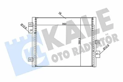KALE 342440 Condenser 911 - Targa - Boxster - Cayman  3.4 carrera - Carrera 4 - 4s - 3.6 Turbo - Gt2 - Gt3 99757391102