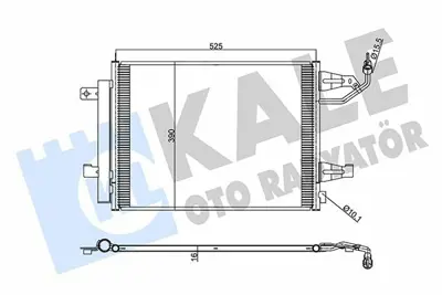 KALE 342555 Klima Radyatörü MR568975
