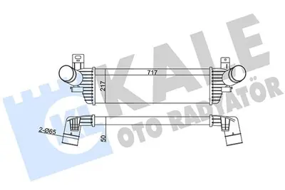 KALE 343000 Turbo Radyatoru Transporter T6 T7 10>19 2.0tdi Cfca 7E0145804A