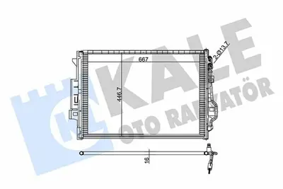 KALE 343050 Klima Radyatoru S-Class W221 05>13 C216 06>13 A2215000554