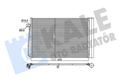 KALE 343060 Klima Radyatoru Bmw M54 N62 N73 E60 E65 E63 E64 9122825