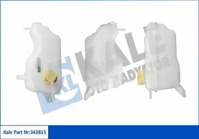 KALE 343815 Radyator Yedek Su Deposu Fıesta Fusıon 1,6 Zetec S 95>06 Kapaklı 1018016, 1102678, 96FB8K218AG, YS618K218CA, 1003915, 96FB8K218BG, 89FB2K218AG, 96FB2K218AG, 1105678, 4YS618K218CA