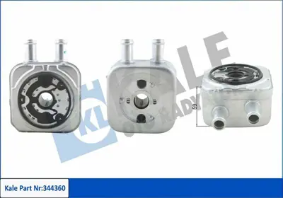 KALE 344360 Yag Sogutucu Passat 1,9tdı 97> 00 (Ince Tıp) 95VW6A642AA