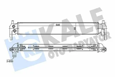 KALE 344780 Turbo Radyatoru Polo A1 Ibiza Toledo Fabia Rapid Roomster 1 2 - 1 4tsi 09> 6R0145805H