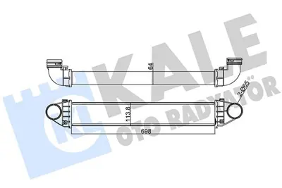 KALE 344970 Turbosarj Radyatoru A-Class W169 04>12 B-Class W245 05>11 A1695000900