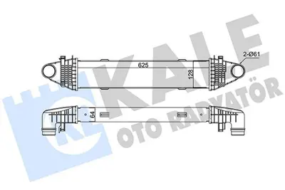 KALE 345010 Turbosarj Radyatoru W204 09>14 S204 09>14 C204 11> W212 09>15 C207 09>16 R172 11> A2045000100