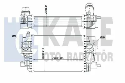 KALE 345060 Turbo Radyatoru Merıva B A13dte - A13dtc 13283252