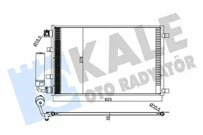KALE 345265 Klima Radyatörü 92100-JD000