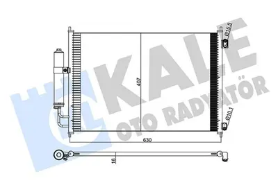 KALE 345275 Klima Radyatoru Nissan Xtrail Benzinli Dizel 2007> 92100-JG000