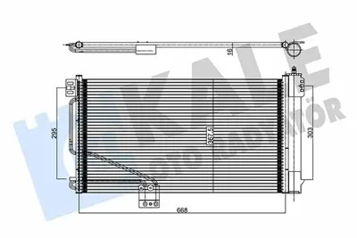 KALE 345520 Klima Radyatoru Slk-Class R171 04>11 A1715000154
