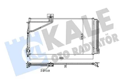 KALE 345525 Klima Radyatoru Slk-Class R171 04>11 A1715000354
