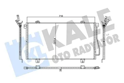 KALE 345560 Klima Radyatoru (Kondanser) Interstar Master Iı 00> 1.9 Dtı 2.2 Dcı 2.5 Dtı 4415071, 9109424, 2765000QAN, 2765000QAF, 7701052120, 93179746, 4401424, 7701057122, 77O1O57122, 8660003451