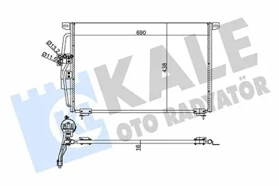 KALE 345810 Klima Radyatoru Omega B 9196961