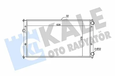 KALE 346055 Motor Su Radyatoru Caddy 1,4ı (Aex) 1,6ı (1f) 1,9d (1y) 96> Klimalı (Brazıng Radyator) 1H0121253C, 1H0121253M, 1H0121253P, 6K0121253M, 1H0121253AK, 6H0121253P, 1123015, 8MK376714451, 8MK376714454, RA0250050