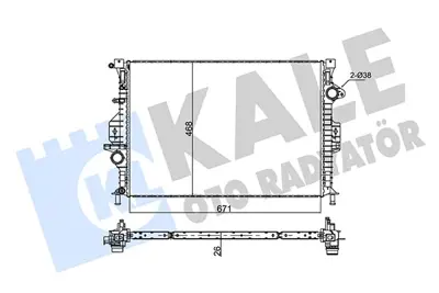 KALE 346120 Motor Su Radyatoru Focus Iii C Max Kuga 1 6 Eco - 2 0tdci 11  > Mondeo Iv 1 6ti - 1 8tdci - 2 0tdci 07  > Galaxy 1 6tdci - 1 8tdci - 2 0tdci 06  > Smax 2 0tdci 10  > 2 0 Eco 06  > 7EKH8005BC, 7G918005AC, 7G918005AD, 7G918005BB, 7G918005BC, 7G918005BD, 1377541, 1377542, 1457605, 1460547