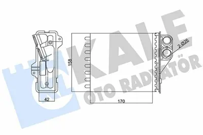 KALE 346415 Kalorifer Radyatoru Duster Logan Ii Sandero Ii 6001547484