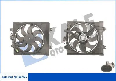 KALE 346975 Fan Motoru 51887780