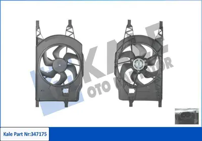 KALE 347175 Fan Motoru Davlumbazli Laguna Clio Ii Laguna Ii Master Ii Espace Iv Vel Satis 7701049657