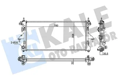 KALE 347470 Motor Su Radyatoru Boxer Iii Jumper Iii Ducato Iii 2006> Klimali 1330Q2, 1330Q3, 1330S3, 1330Z4, 133300000, 1340359080, 13425880, 1342588080, 1342688080, 1349196080