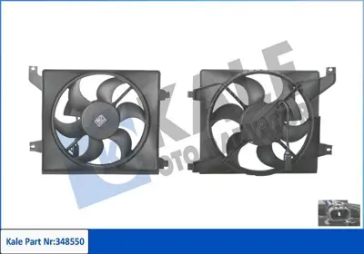 KALE 348550 Klima Fani Komple Hyundai Accent Era 1.4 1.6 Benzinli 2006-2011 977301E000