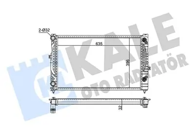 KALE 349240 Motor Su Radyatoru Passat 00>05 A4 94>01 A6 97>05 5157073030, 5157064032, 5157060450, 8D0121251BE, 8D0121251M, 8D0121251BC, 8D0121251BL, 4B0121251AG, 4B0121251T, 8D0121251L