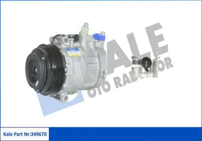 KALE 349670 Klima Kompresoru W202 93>00 S202 96>01 C208 97>02 W210 95>00 Vıto 638 97>03 Sprınter 95>00 0002302011