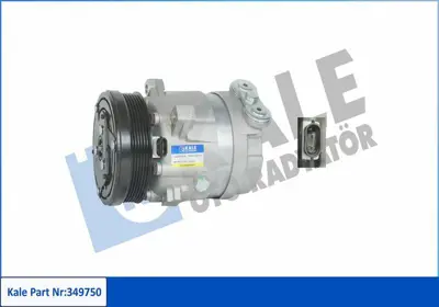 KALE 349750 Klima Kompresoru Opel Calıbra A Vectra A [6pk V Kayıs Kasnağı] [126ml] Klima Kompresoru 1135019, 1854126, 1135019