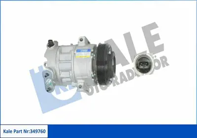 KALE 349760 Klima Kompresoru Opel Corsa D Z10xep Z12xep A12xer Z14xep A14xer Corsa E B12x 55701200, 6854091, 6854102, 93190812, 5275200, 89100, 1854412, 6854092, 50541342, 51794515
