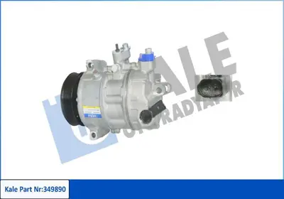 KALE 349890 Klima Kompresoru Caddy Golf V Jetta Passat Tıguan Touran A3 Leon Octavıa 1.6 1.9 2.0 Tdı 1.6fsı - Tsı Caya Cayb Cayc Clna Caxa Cmsb 1K0820803F, 1K0820803J, 1K0820803QX