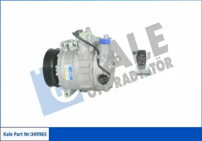 KALE 349965 Klima Kompresoru Audı A4 01>05 [6pk V Kayıs Kasnağı] [110mm] 8E0260805S