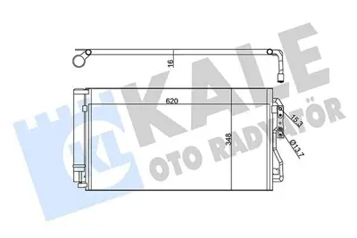 KALE 350530 Klima Radyatoru Bmw F20 F21 F30 F80 9288940