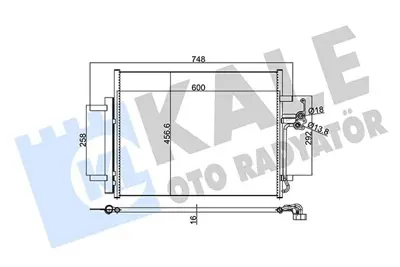 KALE 350590 Klima Radyatoru Mondeo Iv S Max 07  > Galaxy 1 6 - 1 8 - 2 0 - 2 0tdci 07  > Landrover Freelander 2 2t 7G9119710AE