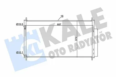 KALE 350605 Klima Radyatörü 80110TV0E01