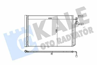 KALE 350665 Klima Radyatoru 306d1 M62 B44 Range Rover 3 Vogue L322 02>15 JRW000020