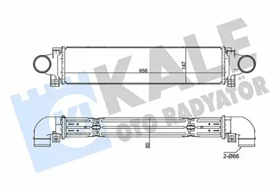 KALE 350795 Turbo Radyatoru Intercooler Volvo S60 Iı S80 Iı V60 V70 Iıı Xc60 Iı Xc70 Iı 13> 31338236, 31474506, 96346