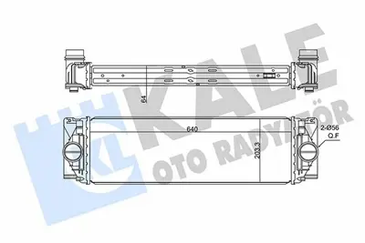 KALE 350885 Turbosarj Radyatoru Sprinter 906 6>18 907 910 18> Crafter 30 32 35 11>16 A9065010201