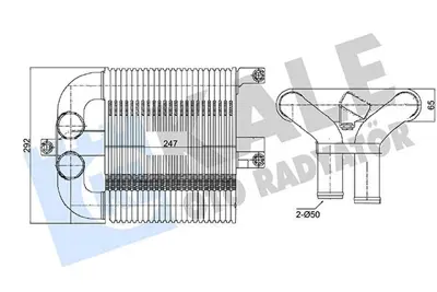 KALE 350945 Intercooler Isuzu Dmax 2006-2012 8972349104