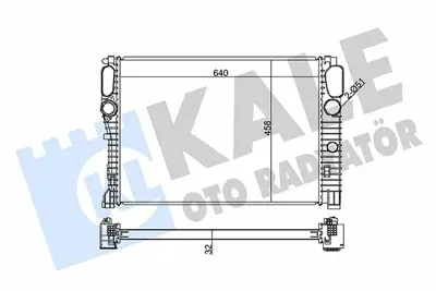 KALE 351900 Motor Su Radyatoru C219 04>10 W211 02>08 S211 03>09 A2115003102